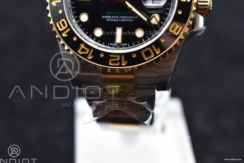 Versatile 1:1 II VR Clean 871 Best Two Edition 904L YG GMT-Master Steel Tone 116713 SS 0915